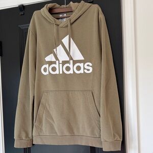 Adidas Men's Khaki Hoodie